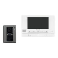 Panasonic VL-SV70 Installation Manual