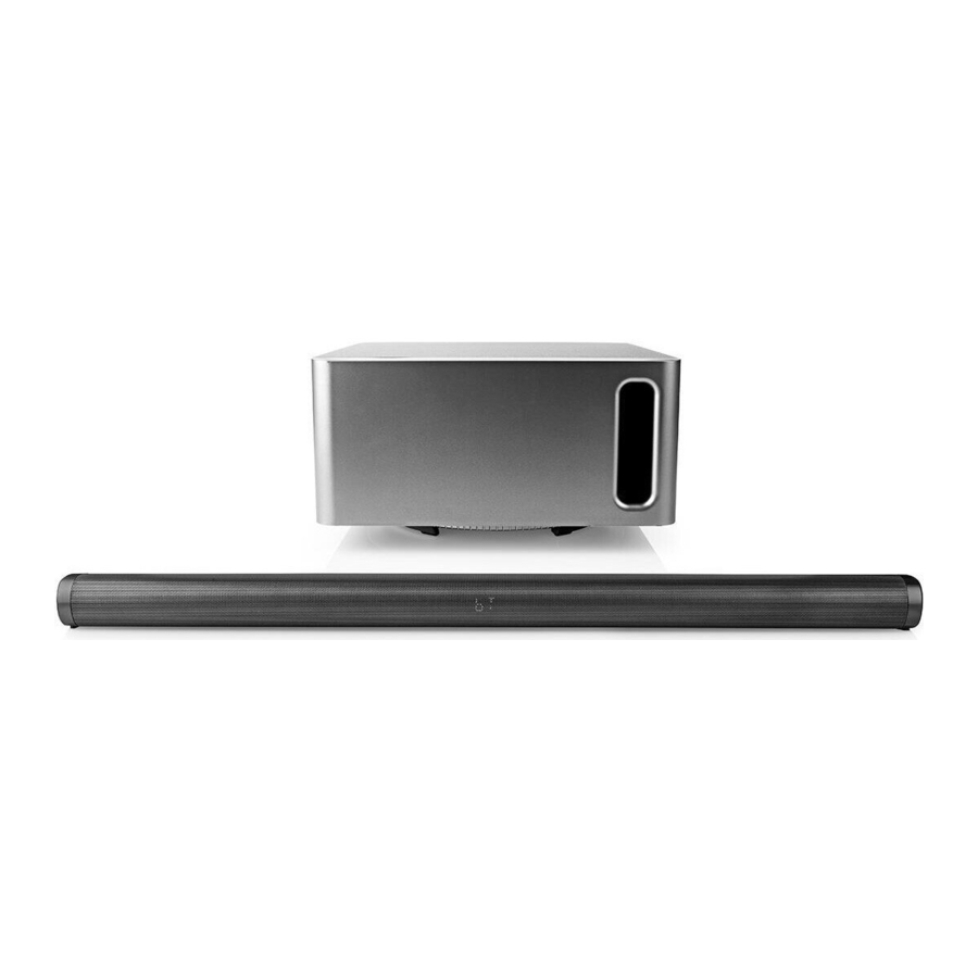 Nedis SPSB420BK - Soundbar With Subwoofer Manual