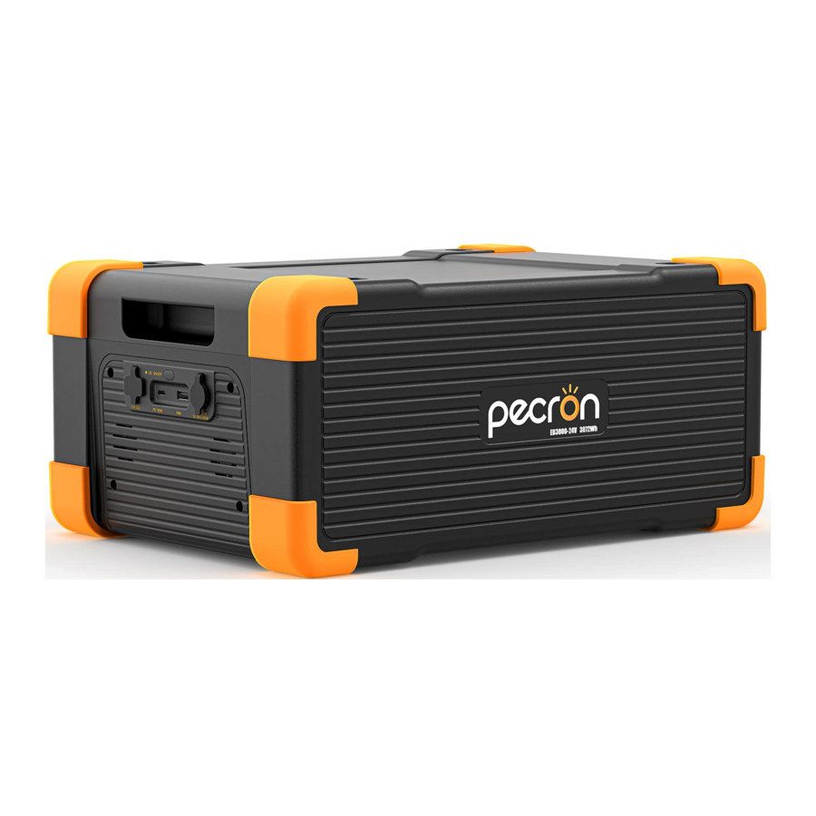 Pecron EB3000-24V - Portable Power Station Manual
