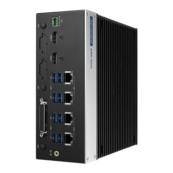 Advantech ARK-3533 User Manual