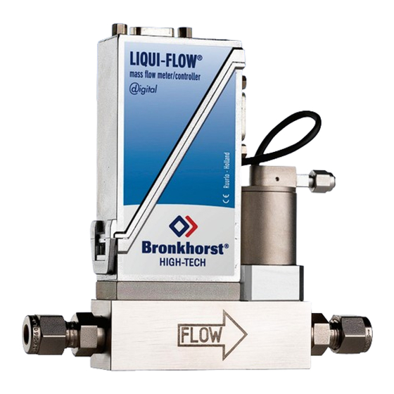 BRONKHORST LIQUI-FLOW L13 Quick Start Manual