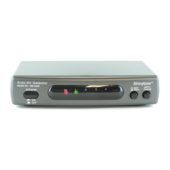 Shinybow USA SB-5420 Instruction Manual