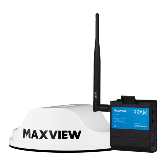 Teltonika Maxview MXL050 Roam Installation & User's Instructions