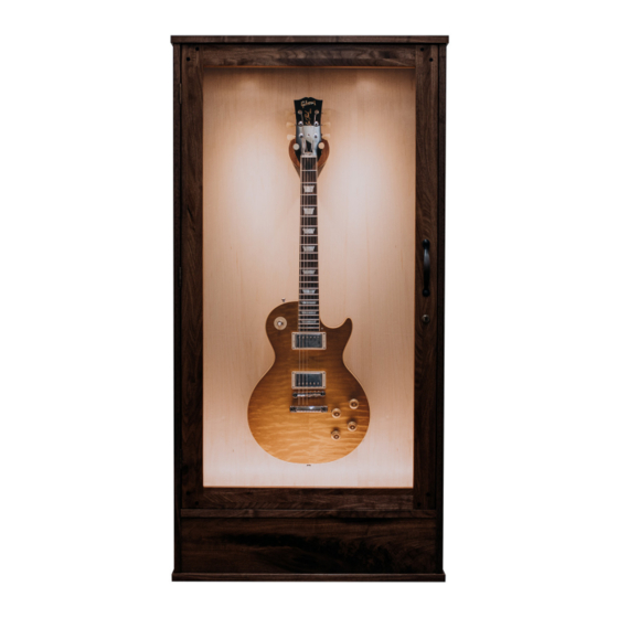 American Music Furniture Nashville Guitar Habitat User Manual
