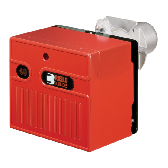 Riello F5 Oil Burner Motor Manuals