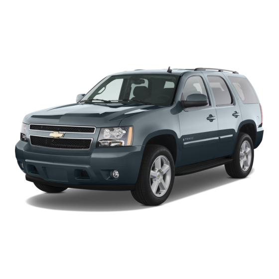 GMC Chevrolet Tahoe 2011 Owner's Manual