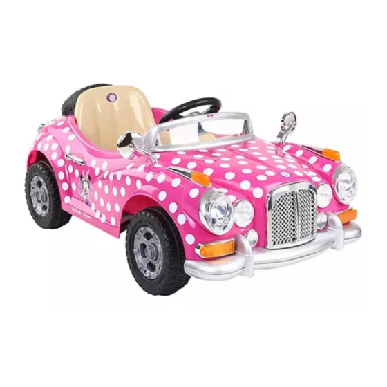 User Manuals: Hunter Products JE128 Electric Toy Car