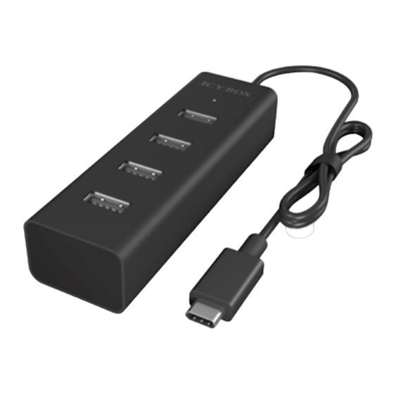 RaidSonic Technology ICY BOX IB-HUB1409-C3 Quick Installation Manual