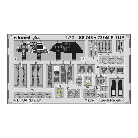 Eduard ZOOM F-111F Manual