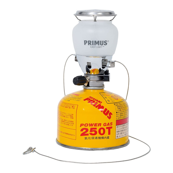 Primus EasyLight 2245 Instructions For Use Manual