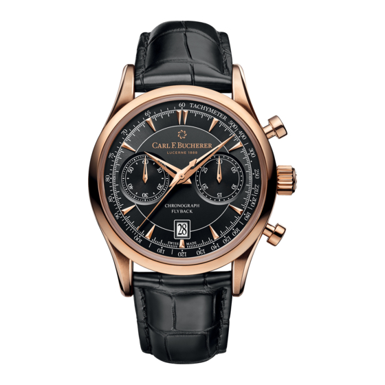 Carl F. Bucherer MANERO FLYBACK Instruction Manual