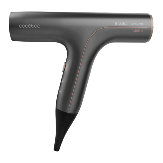 cecotec BAMBA IONICCARE 6000 ROCKSTAR SOFT PRO Instruction Manual