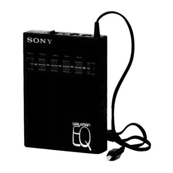 Sony SEQ-50 Manuals