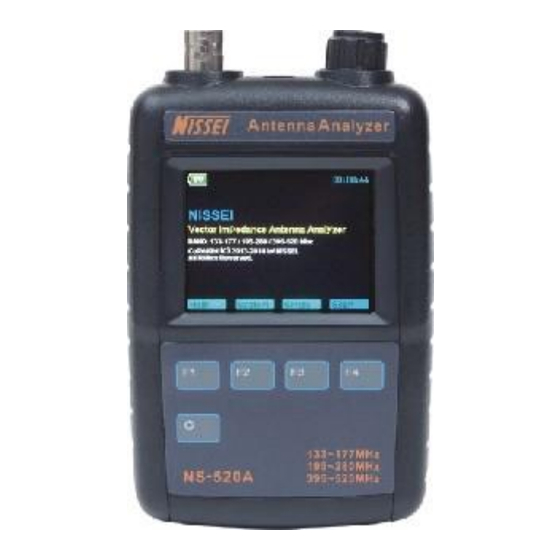 Nissei NS-60A Instruction Manual