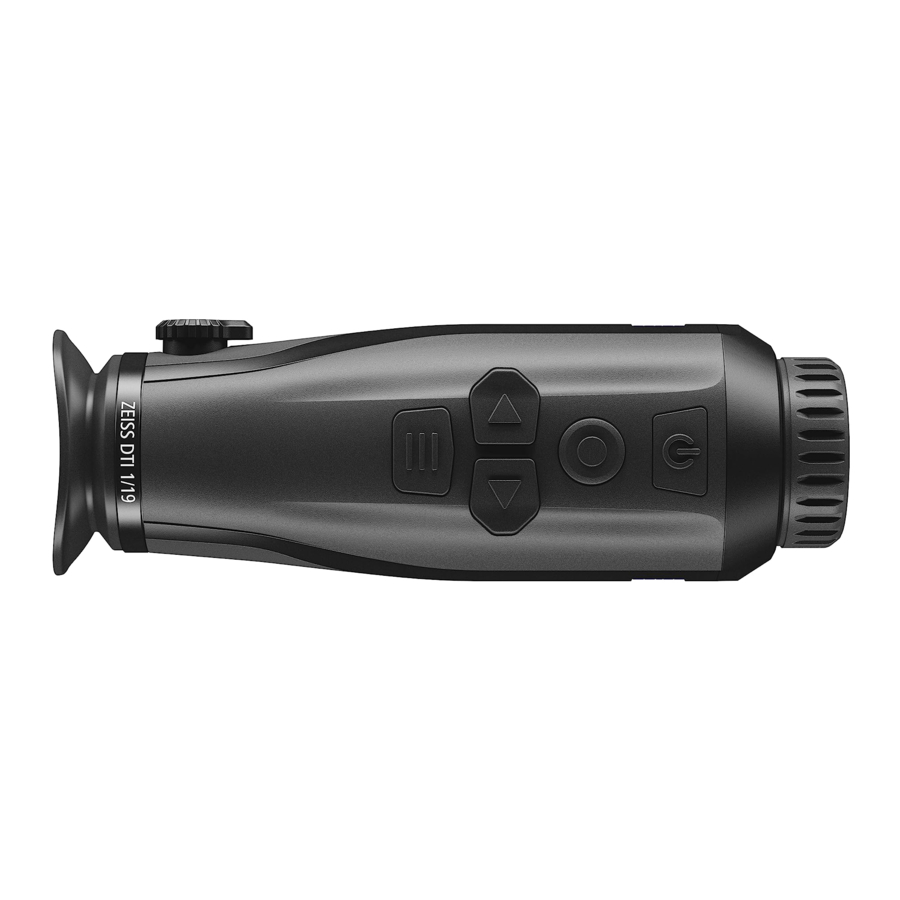 ZEISS DTI 1/19 | 1/25 - Thermal Imaging Camera Manual