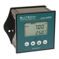 EUTECH INSTRUMENTS ?lpha-pH550 Instruction Manual