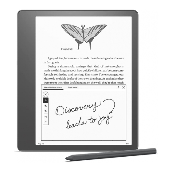 Amazon Kindle Scribe Manual