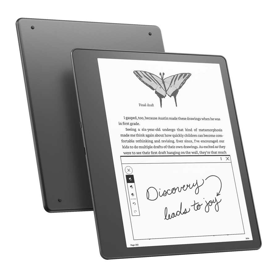 Amazon Kindle Scribe Manual