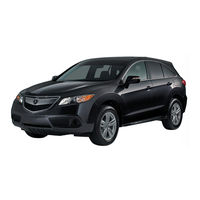 Acura 2013 RDX Advanced Technology Manual