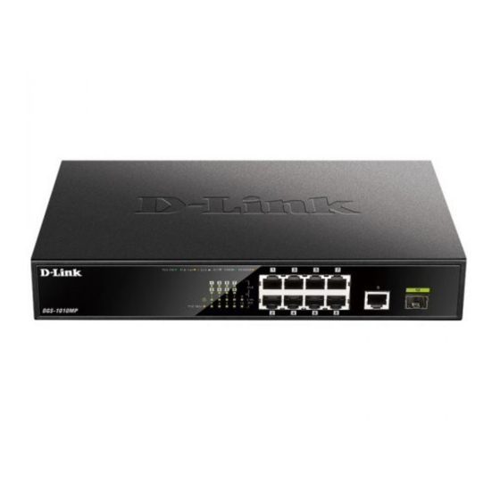 D-Link DGS-1010MP Installation Manual