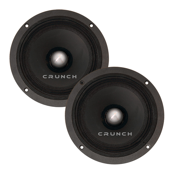 Crunch Screamer CRSS10.8 Instruction Manual