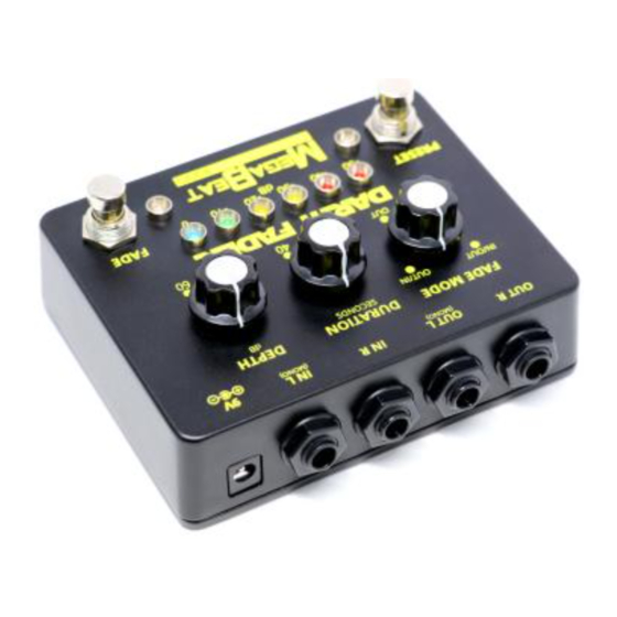 MegaBeat Audio Darth Fader v2 User Manual