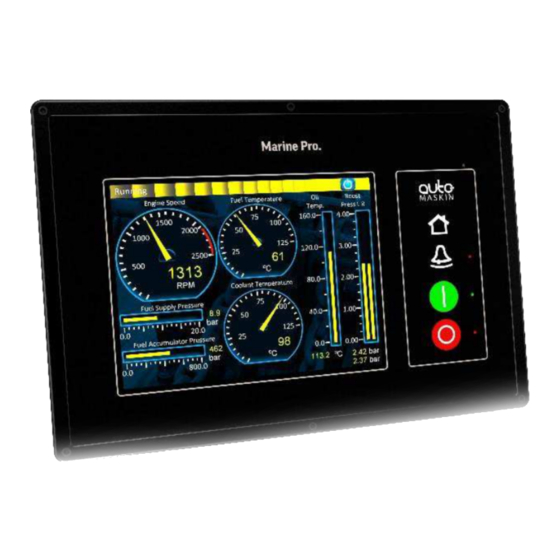 auto maskin Marine Pro 400 Quick Installation Manual