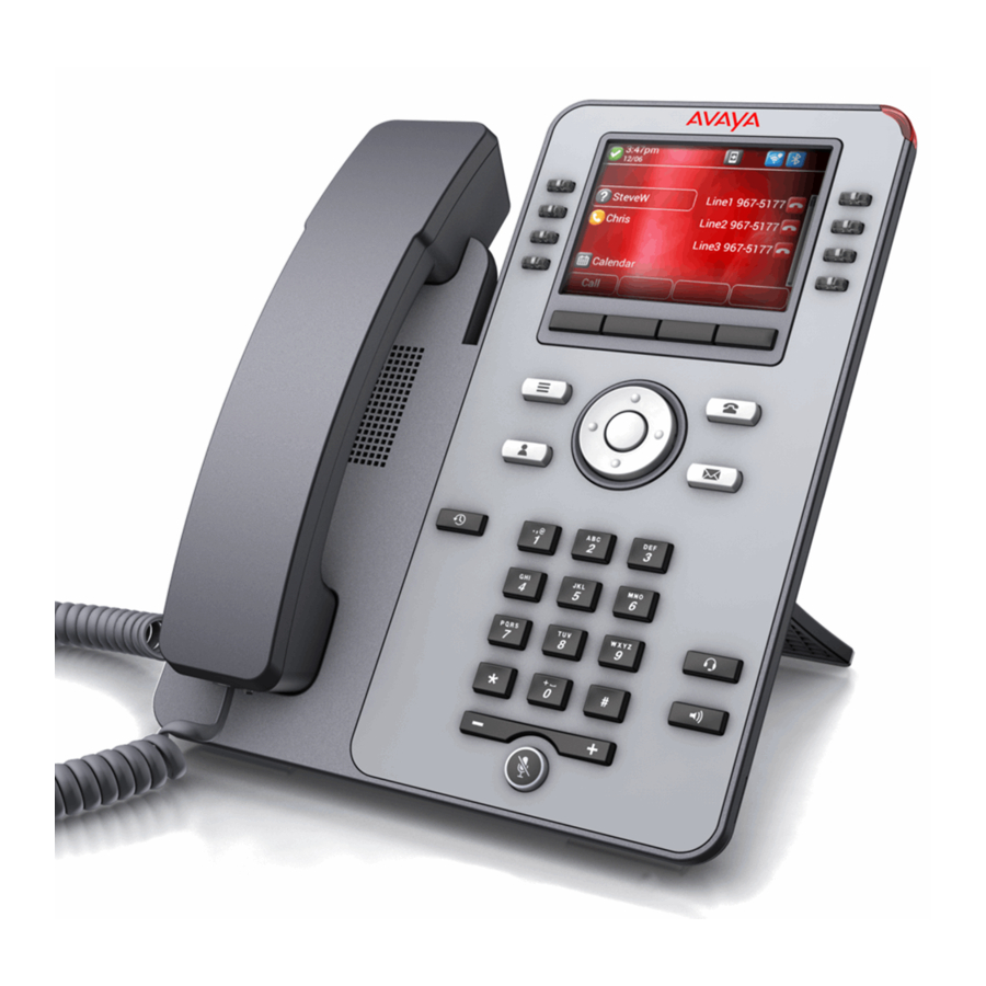 Avaya J139 Quick Manual