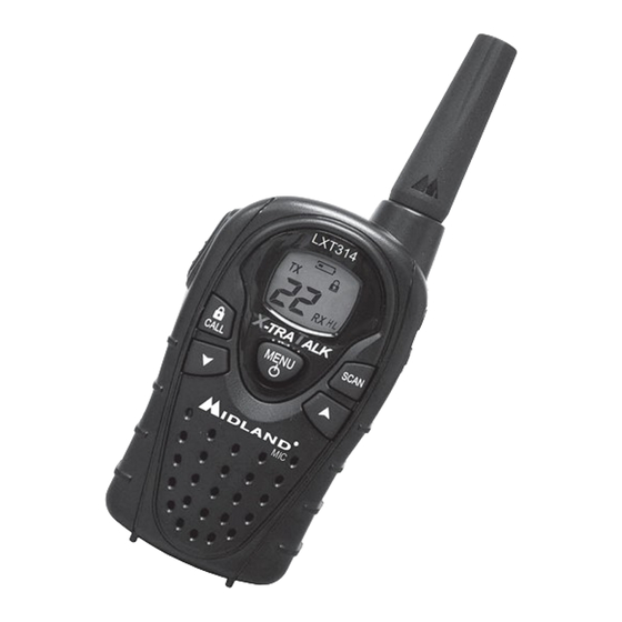 Midland X-TRA TALK LXT317 Series Manuals