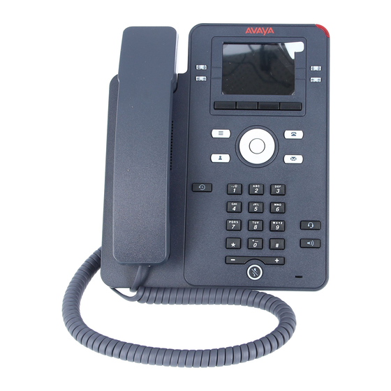 Avaya J139 Quick Start Manual