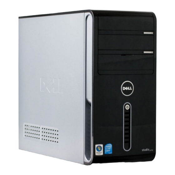 Dell Studio XPS 435MT Setup Manual