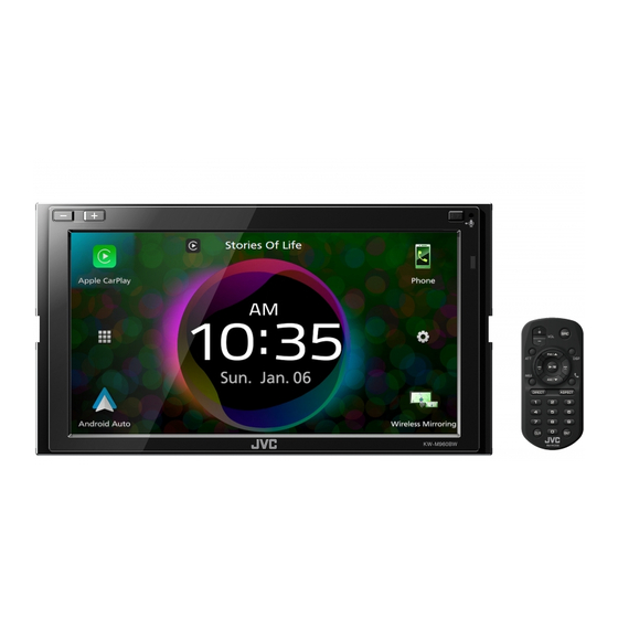 JVC KW-M960BW Instruction Manual