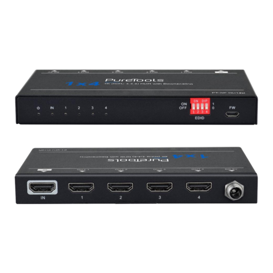 PureTools PT-SP-HD14D User Manual
