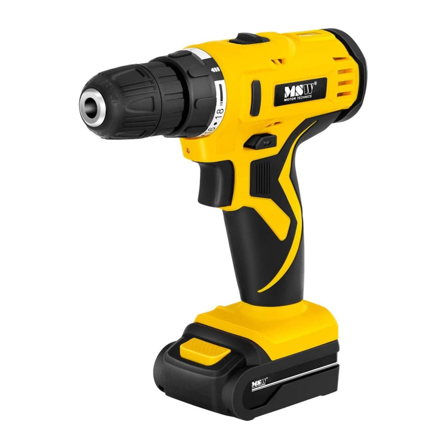 MSW -CDR10VL User Manual