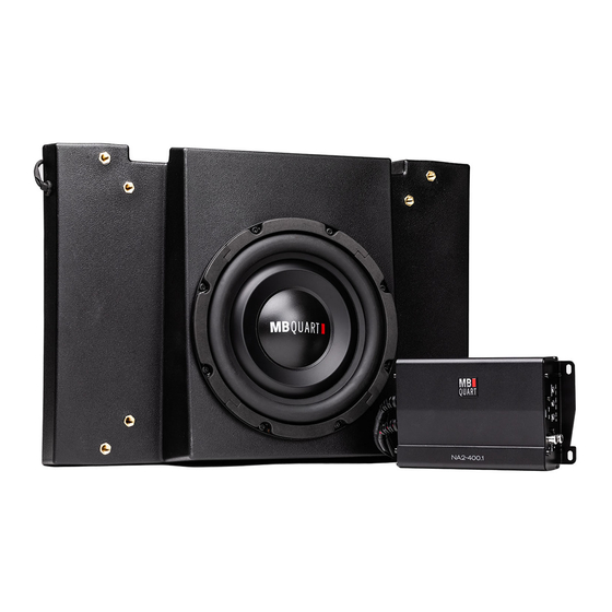 MB QUART MBQT-SUB-1 Installation Instructions Manual