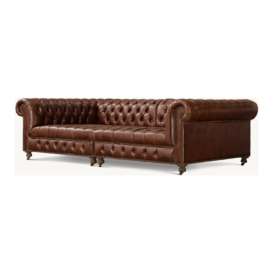 RH Baby&child CHESTERFIELD DAYBED FULL Assembly Instructions