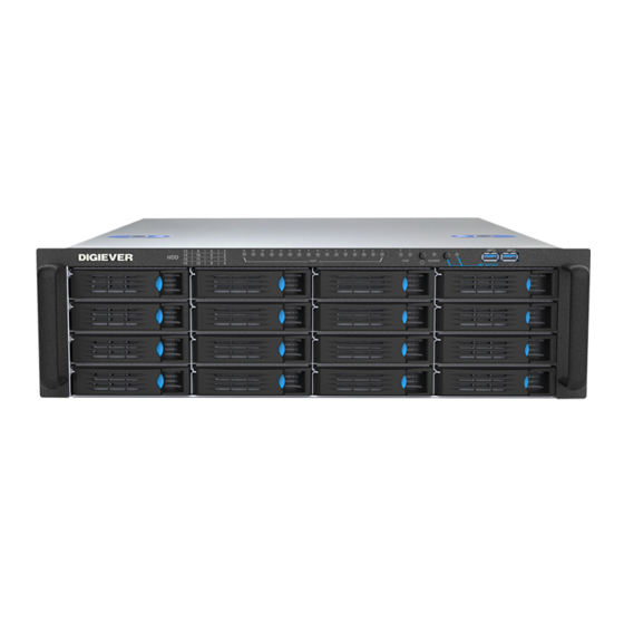 Digiever DS-16400-RM UHD Series Quick Installation Manual