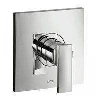 Axor Uno2 38625000 Instructions For Use/Assembly Instructions