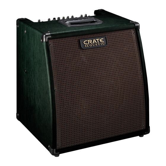 Crate Acoustic CA120D User Manual