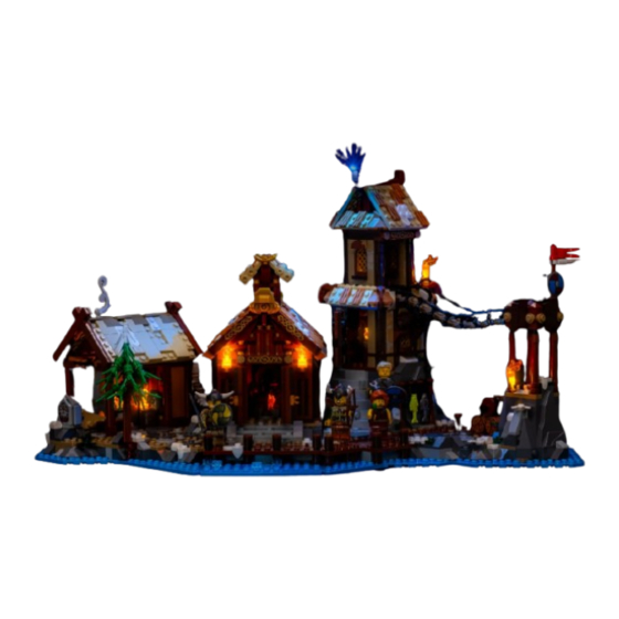 LIGHT MY BRICKS LEGO VIKING VILLAGE 21343 LIGHT KIT Installation Manual