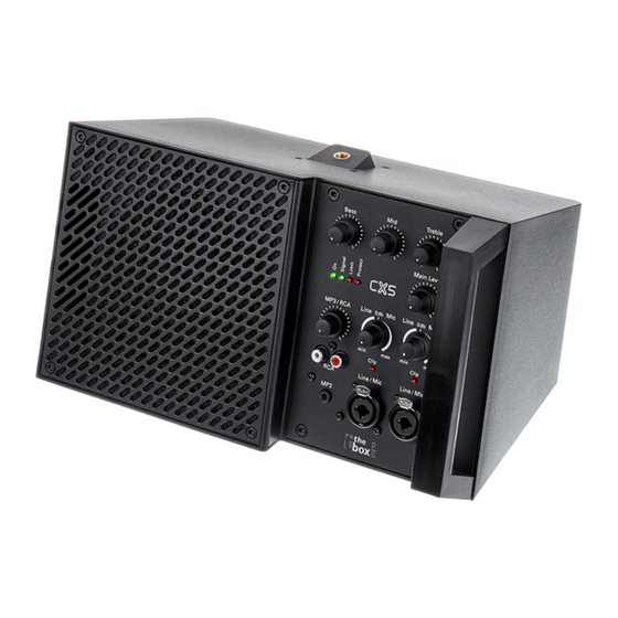 thomann the box pro CX 5 User Manual
