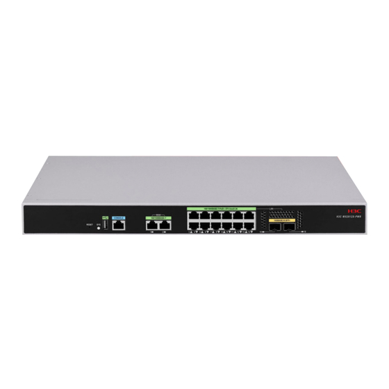 H3C WX2812X-PWR Installation Manual