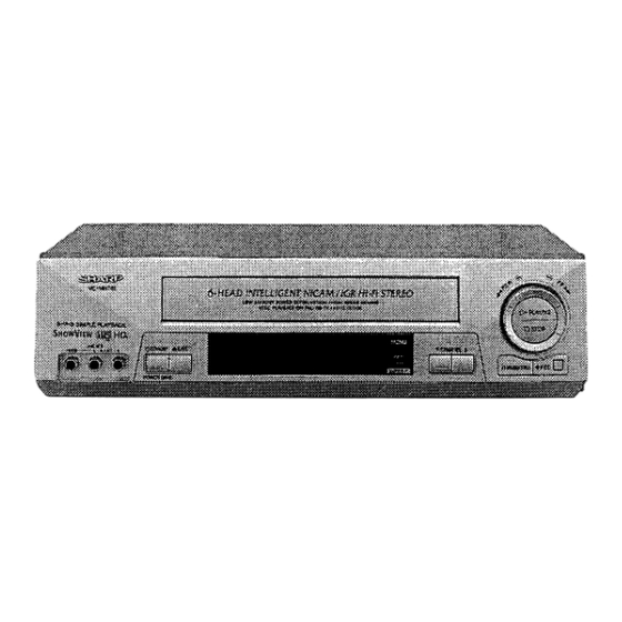 Sharp VC-MH761SM Operating Instructions Manual