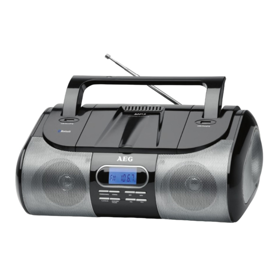 AEG SR 4357 BT Instruction Manual