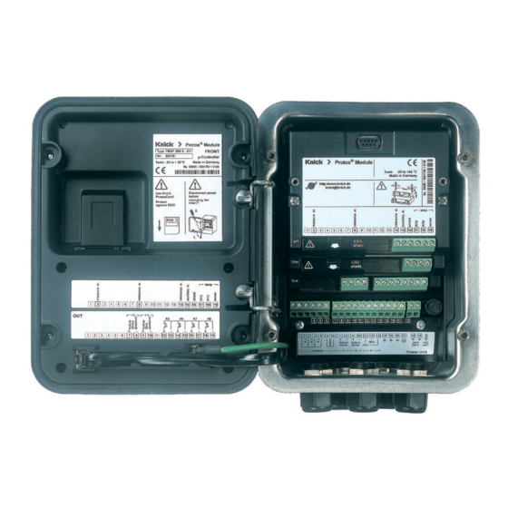 Knick Protos 3400 User Manual