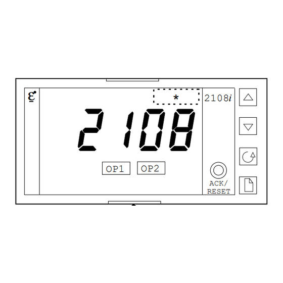 Eurotherm 2108i Installing And Operating Instructions