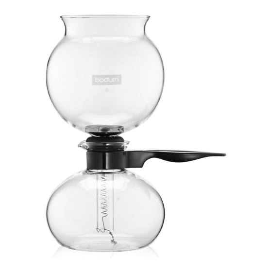 Bodum SANTOS Instructions For Use Manual