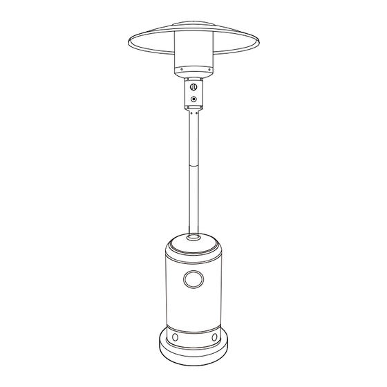 hykolity WHC-0201 Propane Patio Heater Manuals