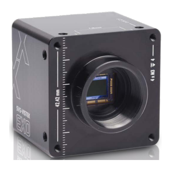 SVS-Vistek exo5000 U3 Series Manual