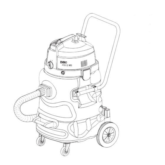 Dibo P81/2 WD Wet/Dry Vacuum Cleaner Manuals